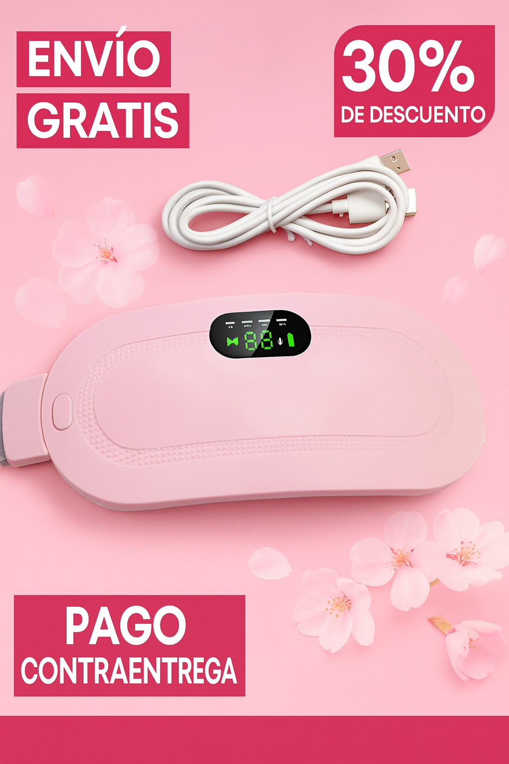 MASAJEADOR TERMICO P COLICOS MENSTRUALES