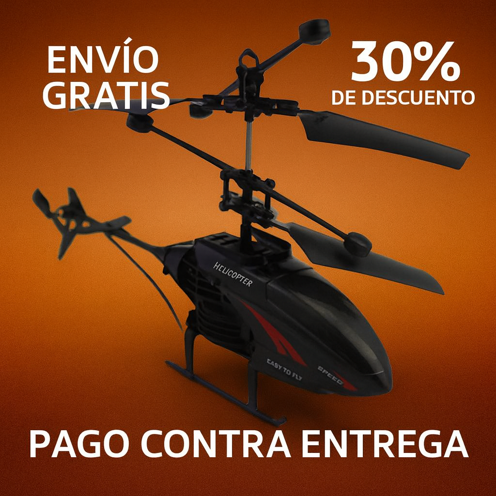Juguete Helicoptero y control remoto